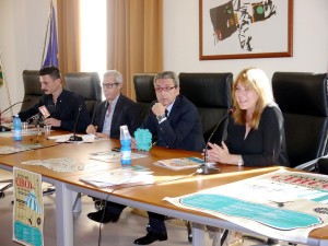 Un momento della conferenza stampa di questa mattina