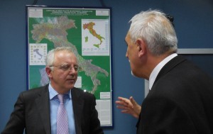 Alessandro DISTANTE Presidente ISBEM e Donato CAFAGNA Prefetto e Delegato del Governo per_