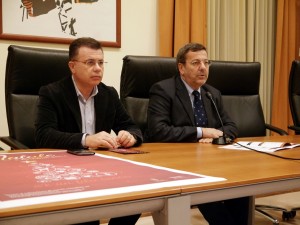Un momento della conferenza di questo pomeriggio