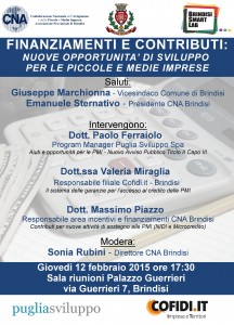 Finanziamenti e contributi Brindisi