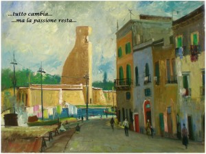Vincenzo Balsamo – Monumento al Marinaio – Olio su tela – 1957 