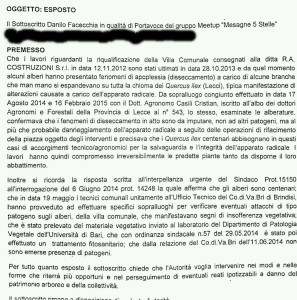 Clicca sull'immagine per leggere l'esposto