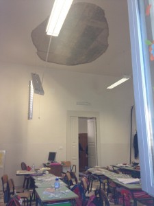 crollo soffitto scuola ostuni