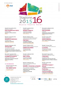 Stagione 2015-16 Nuovo Teatro Verdi
