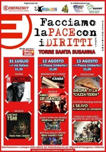 Locandina Facciamo la pace con i diritti 2015  -Torre Santa Susanna - BR