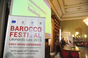 Il banner del Barocco Festival