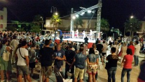 Il dual match Italia-Romania ai piedi della scalinata Virgilio  in piazza Nuova  a Torre_