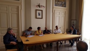 da sinistra  Laguardia  Trisciuzzi  Giannandrea  Di Bari  De Leonardis e Grassi