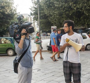 Sul set