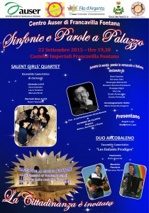 sinfonie e parole a palazzo