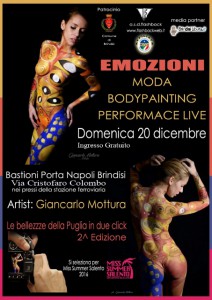 Emozioni bodypainting le bellezze della pouglia in due click
