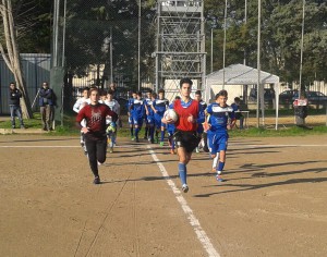Ingresso in campo Giovanissimi Cedas-EuroSport