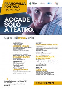 Locandina stagione teatrale francavilla