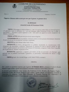 scuole chiuse cisternino