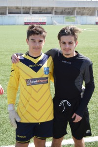 I portieri Giovanissimi Cedas Panarese e Russo