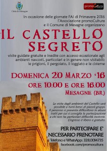Il Castello Segreto marzo 2016 FAI giornate di primavera 2016