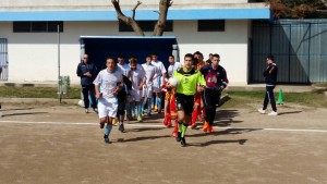 Ingresso in campo Cedas e Maglie Allievi