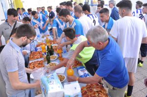 Terzo tempo delle due squadre
