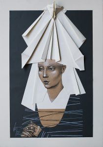 Vania Eleettra Tam - Origami Clitoridei -  falena - 2016