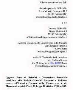 autorita portuale richiesta concessione