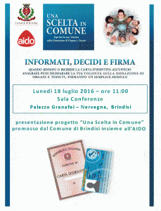 locandina UNA SCELTA IN COMUNEi