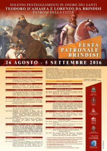Programma Festa Patronale Brindisi