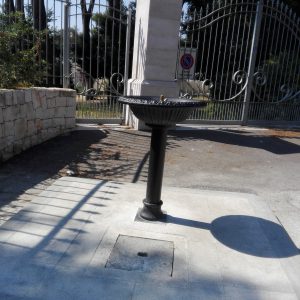 La nuova fontana a Selva di Fasano
