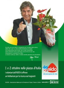 locandina aido “Un Anthurium per l'informazione”