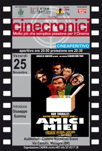 Locandina 32x47e5 CINECRONICI CINEINCONTRO 25-Novembre-2016