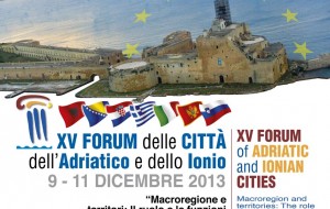 Chiuso il Forum delle Città dell’Adriatico e dello Ionio
