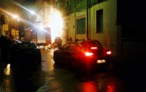 Incendio in una palazzina di Via Mecenate