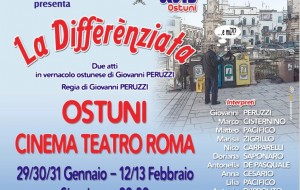Tutto pronto per “La differenziata”:  dal 29 al 31/1 Cinema Teatro Roma Ostuni