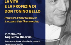 Venerdì 31 a Fasano Don Tonino Bello raccontato da Guglielmo Minervini