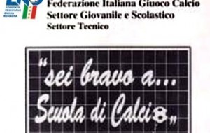 Sei bravo a scuola di calcio: sabato riunione tecnica FIGC