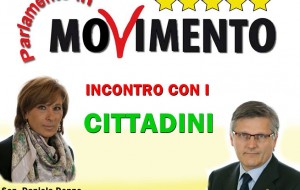Domenica due senatori M5S incontrano i cittadini presso la Villa Comunale di Mesagne
