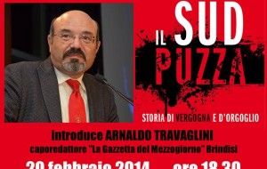 Giovedì 20 si presenta “Il Sud puzza” di Pino Aprile al Centro Santa Chiara