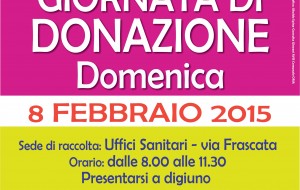 Oria: domenica donazione di sangue al presidio di Via Frascata, a Carnevale ogni goccia vale!