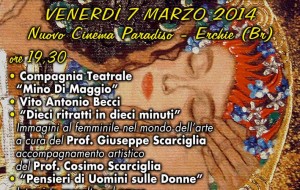 Il Comune di Erchie celebra la donna tra “cultura, riflessione, commozione e divertimento”