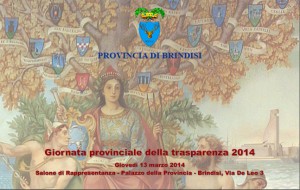 Provincia: giovedì 13 la “Giornata Provinciale della Trasparenza 2014”