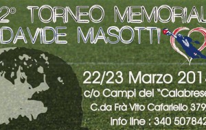 Sabato 22 il 2° Memorial Davide Masotti di calcetto a 6
