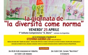 Venerdì 25 la giornata de “La diversità come norma” a Francavilla F.na