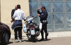 Fermato posteggiatore abusivo in Via Spalato