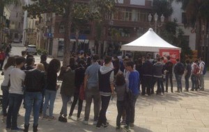 Studenti in piazza contro il numero chiuso all’Università