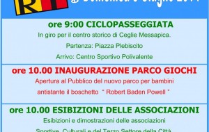 Domenica a Ceglie la 3ˆ Festa dello Sport e delle Associazioni