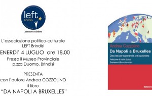 Venerdì 4 si presenta “Da Napoli a Bruxelles” di Andrea Cozzolino