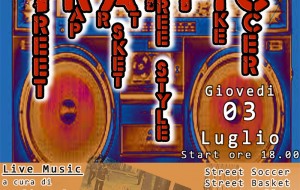 Giovedì 3 “Traffic – Street Party” a Villa Castelli