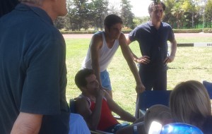 Raffaele Tafuro sui set di “Pietro Mennea” e “La Prima Luce” con Scamarcio