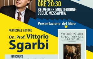 Martedì a Ceglie, Vittorio Sgarbi presenta “Il punto di vista del cavallo – Caravaggio”