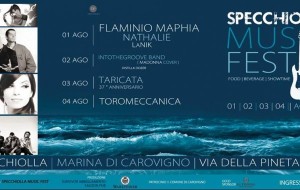 LaNik, Flaminio Maphia e Nathalie aprono lo “Specchiolla Music Fest”