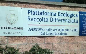 Piattaforma ecologica Mesagne: il centrodestra chiede lumi